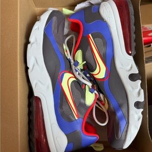 Nike Kids Multicolor Sneakers with Blue and Gray